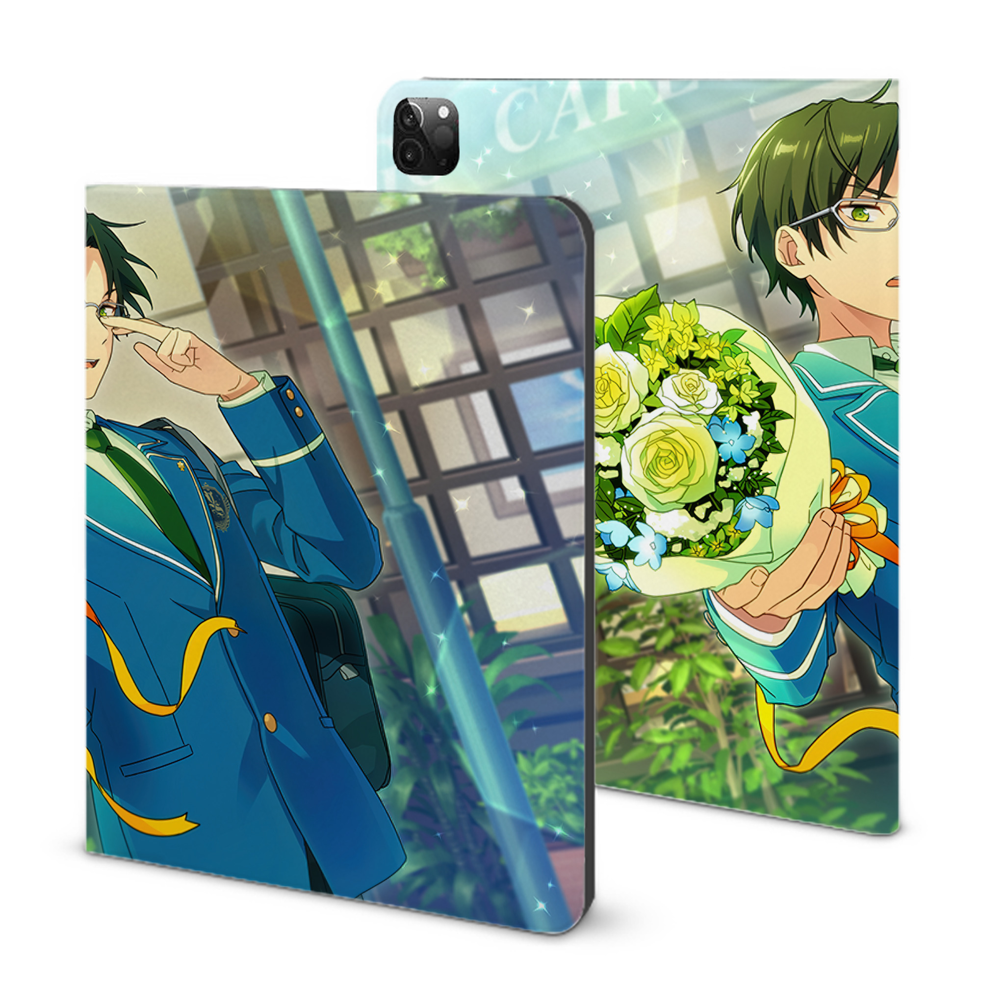 （画像用） あんさんぶるスターズ! Ensemble Stars IPadケース ペンホルダー付き ブックスタイルデザイン
